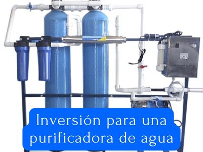 Inversión para una purificadora de agua