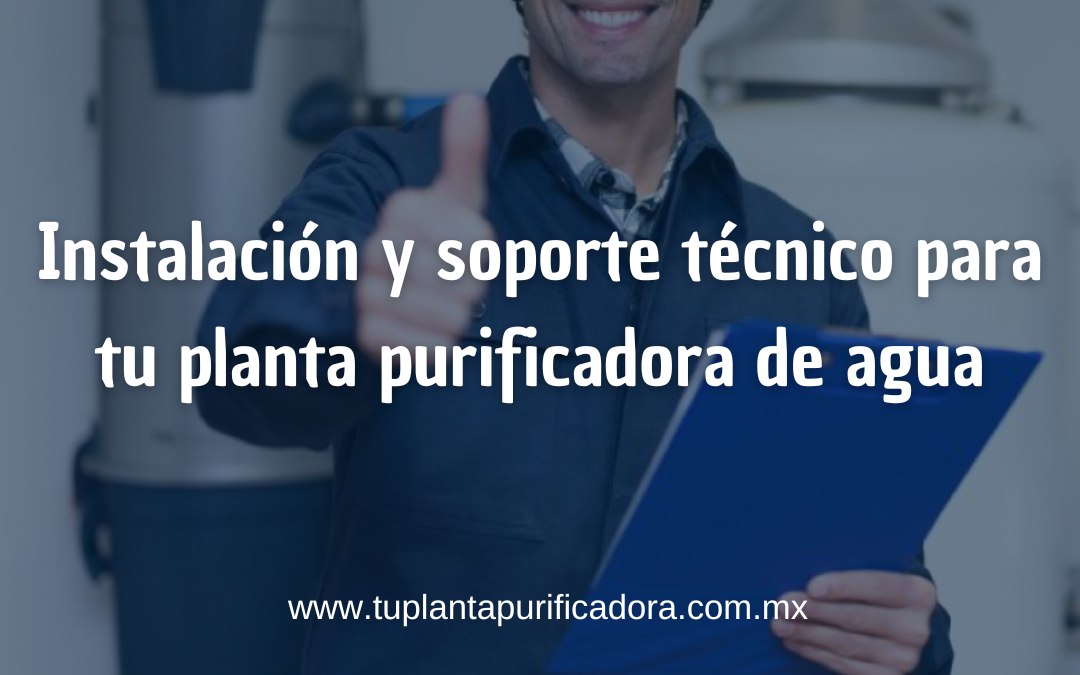 Soporte técnico para purificadoras de agua