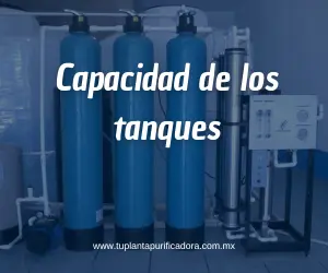 Capacidad de los tanques