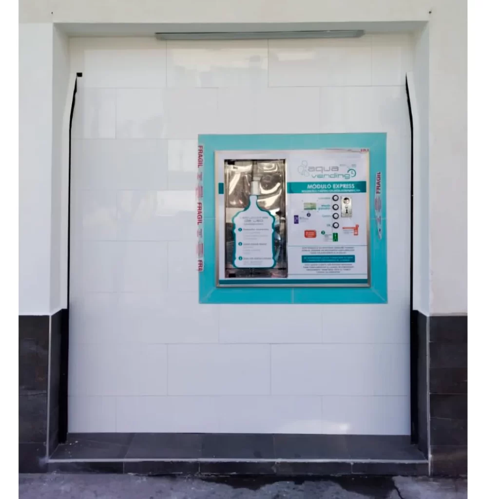 Comparación del tamaño vending contra tradicional