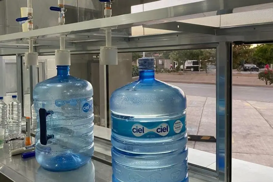 Purificadora de agua con venta en piso