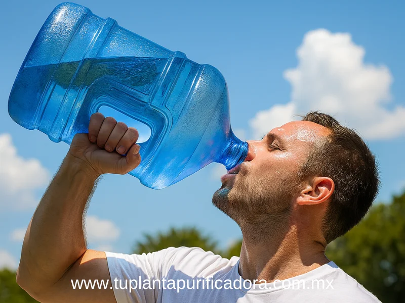 Alta demanda de agua purificada en tiempo de calor