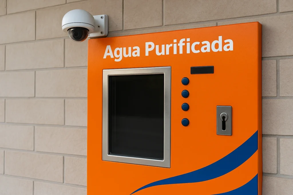 Cómo proteger de robos tu máquina vending de agua purificada
