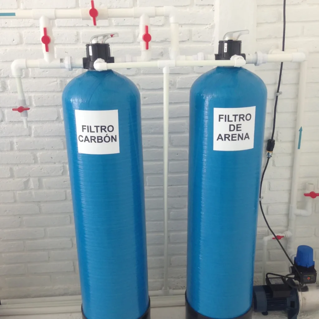 Orden de los filtros de una purificadora de agua