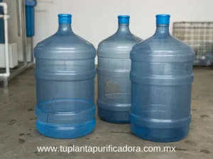 Qué hacer con garrafones dañados en una purificadora