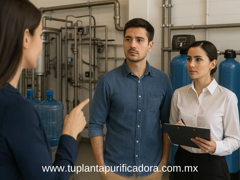 Que delegar al emprender una purificadora de agua