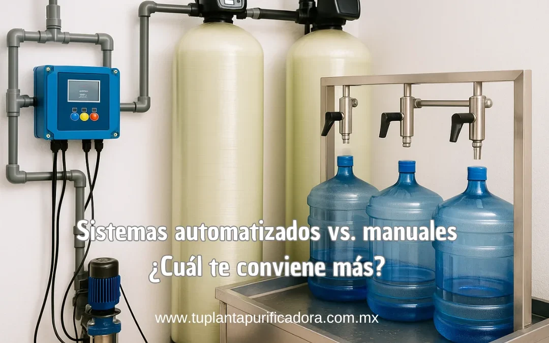 Sistemas automatizados vs. manuales – Plantas purificadoras de agua